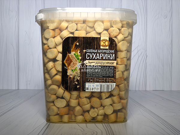 Сухарики с холодцом и хреном в Вологде