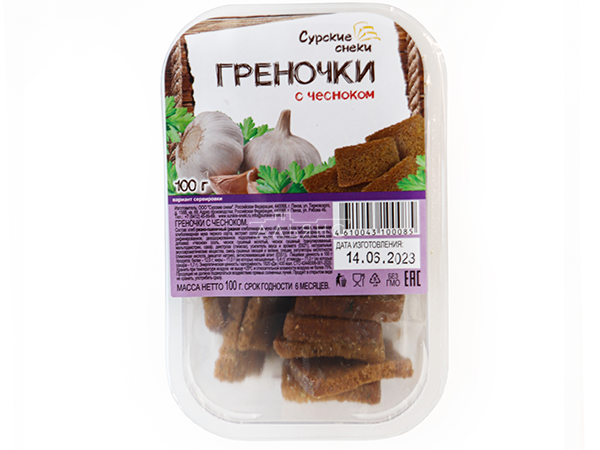 Сурские гренки с Чесноком (100 гр) в Вологде