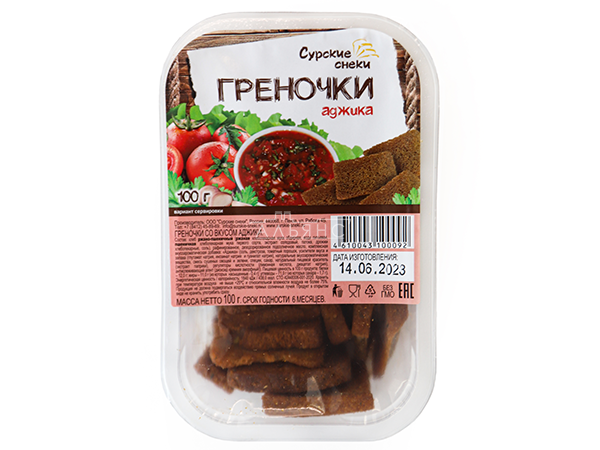 Сурские гренки с Аджикой (100 гр) в Вологде