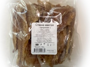 Ведро Ржаные гренки со вкусом Крылышки Барбекю (1 кг): Минтай спинка широкая (МиЛара)