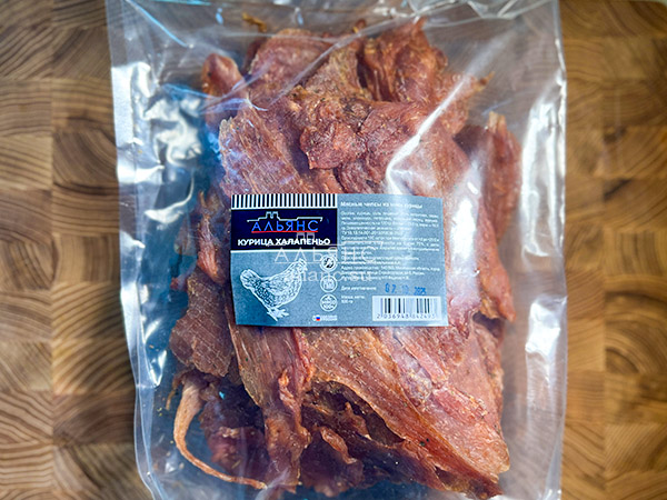 Мясо (АЛЬЯНС) вяленое курица 500гр "С халапеньо" в Вологде