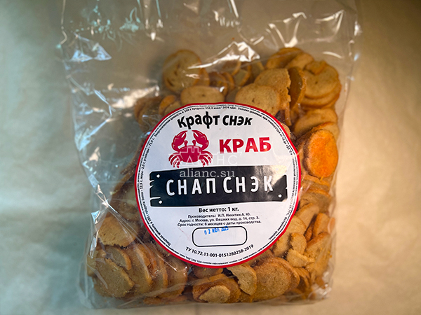 Снапсы ПШЕНИЧНЫЕ "Краб" в Вологде