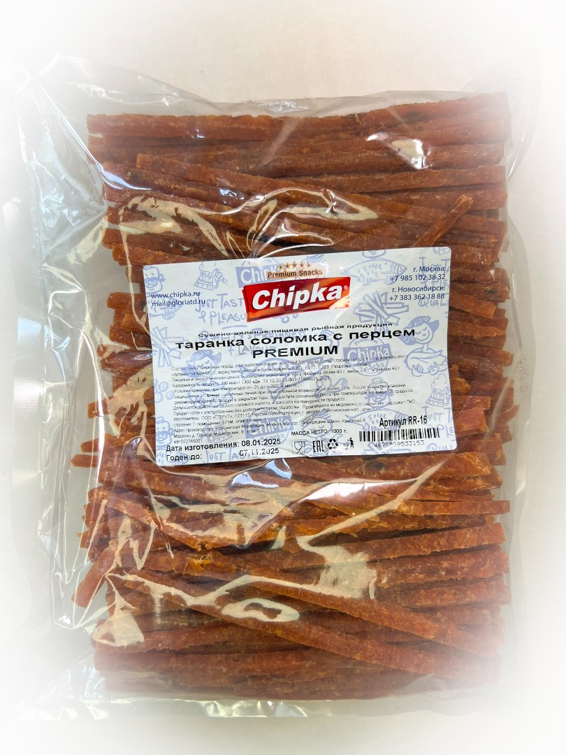Таранка с перцем (соломка) (Chipka ПРЕМИУМ) в Вологде