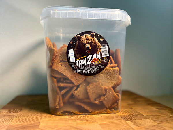 Ведро Ржаные гренки со вкусом Крылышки Барбекю (1 кг) в Вологде