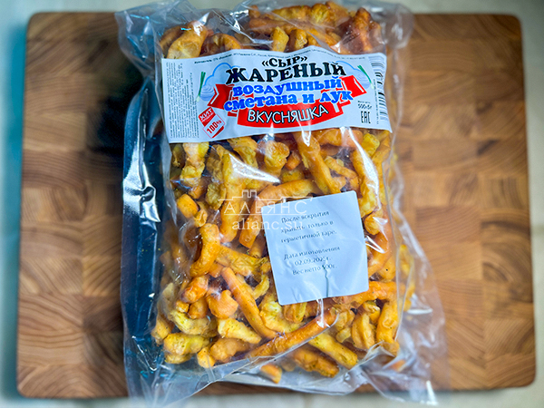 Жареный сыр "ВКУСНЯШКА" со вкусом сметаны и лука (500 гр) в Вологде