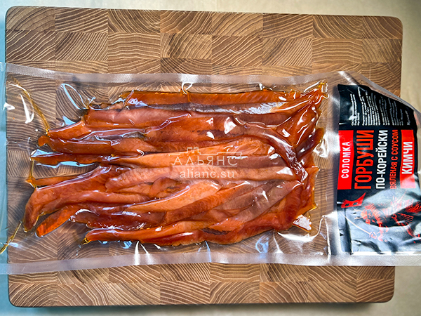 Горбуша соломка по-корейски в Вологде