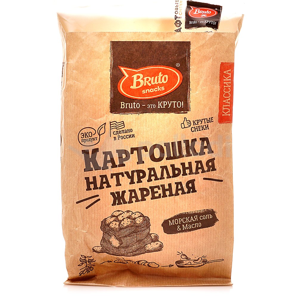 Картофель «Бруто» с солью 70 гр. в Вологде