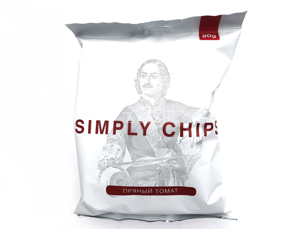 Картофельные чипсы "Simple chips" Пряный томат 80 гр. в Вологде